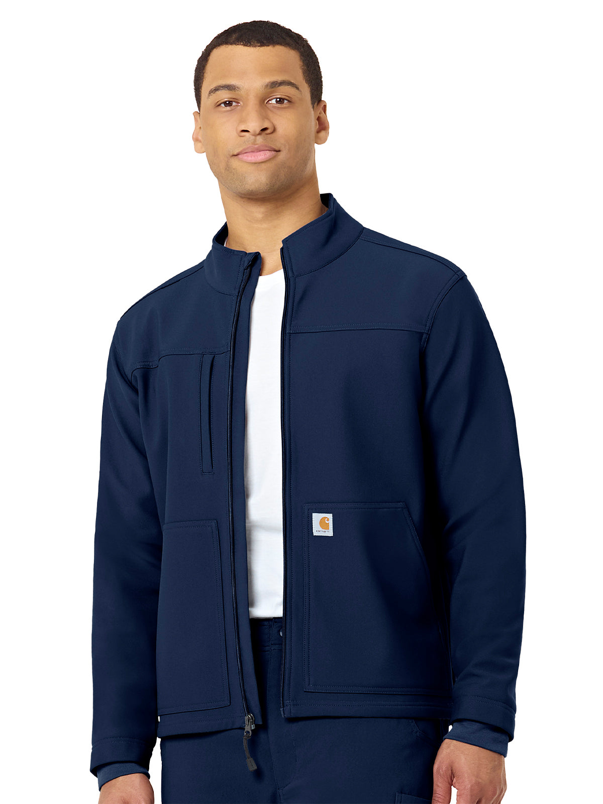 Carhartt Scrubs - Rugged Flex Peak - Men's Three-Pocket Bonded Fleece Jacket