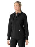 Carhartt Scrubs - Layers - Women's Three-Pocket Full Zip Waffle Hoodie