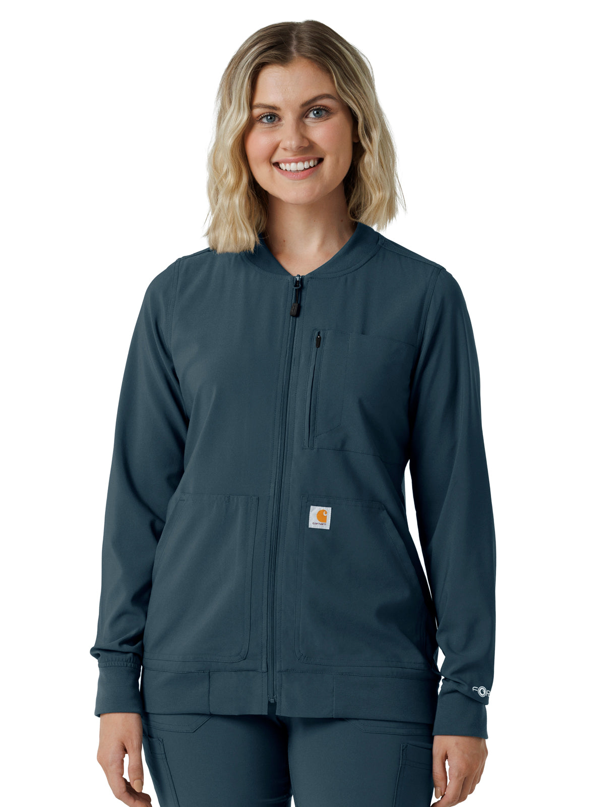 Carhartt Scrubs - Force Cross-Flex - Women's Six-Pocket Lightweight Scrub Jacket
