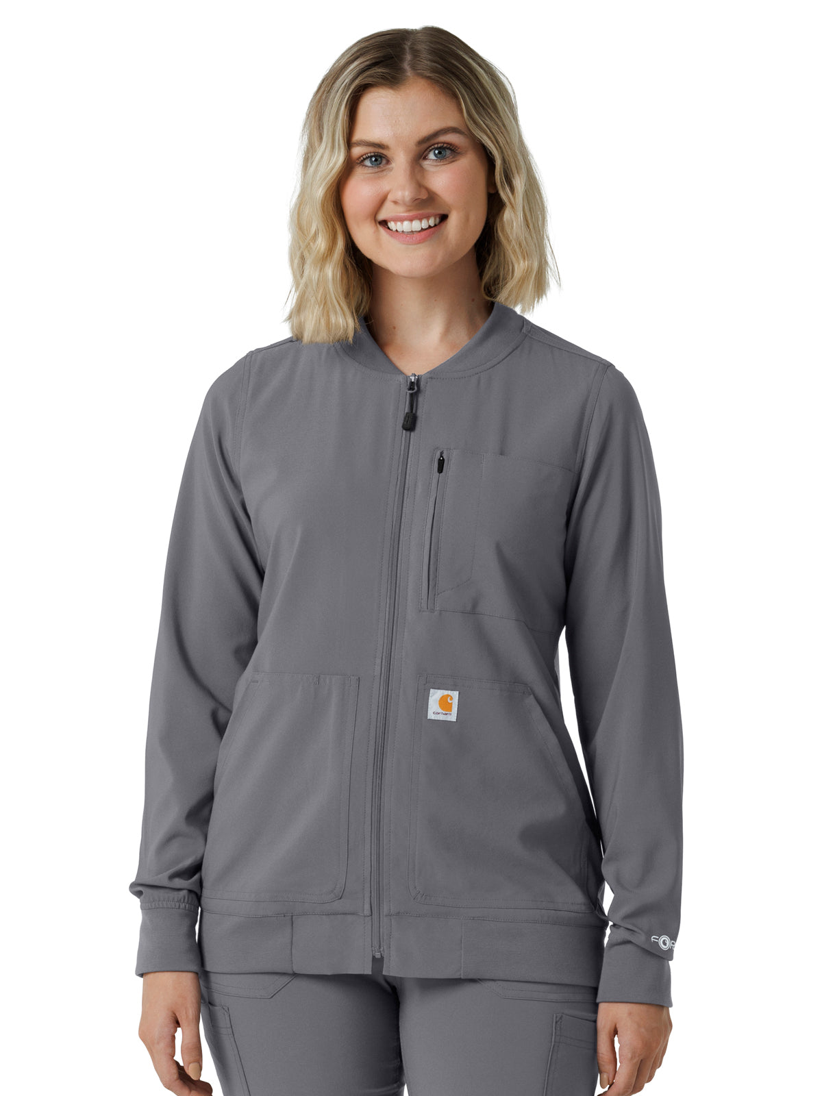 Carhartt Scrubs - Force Cross-Flex - Women's Six-Pocket Lightweight Scrub Jacket