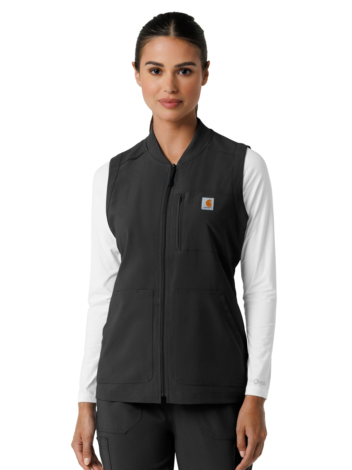 Carhartt Scrubs - Force Cross-Flex - Women's Six-Pocket Lightweight Scrub Vest
