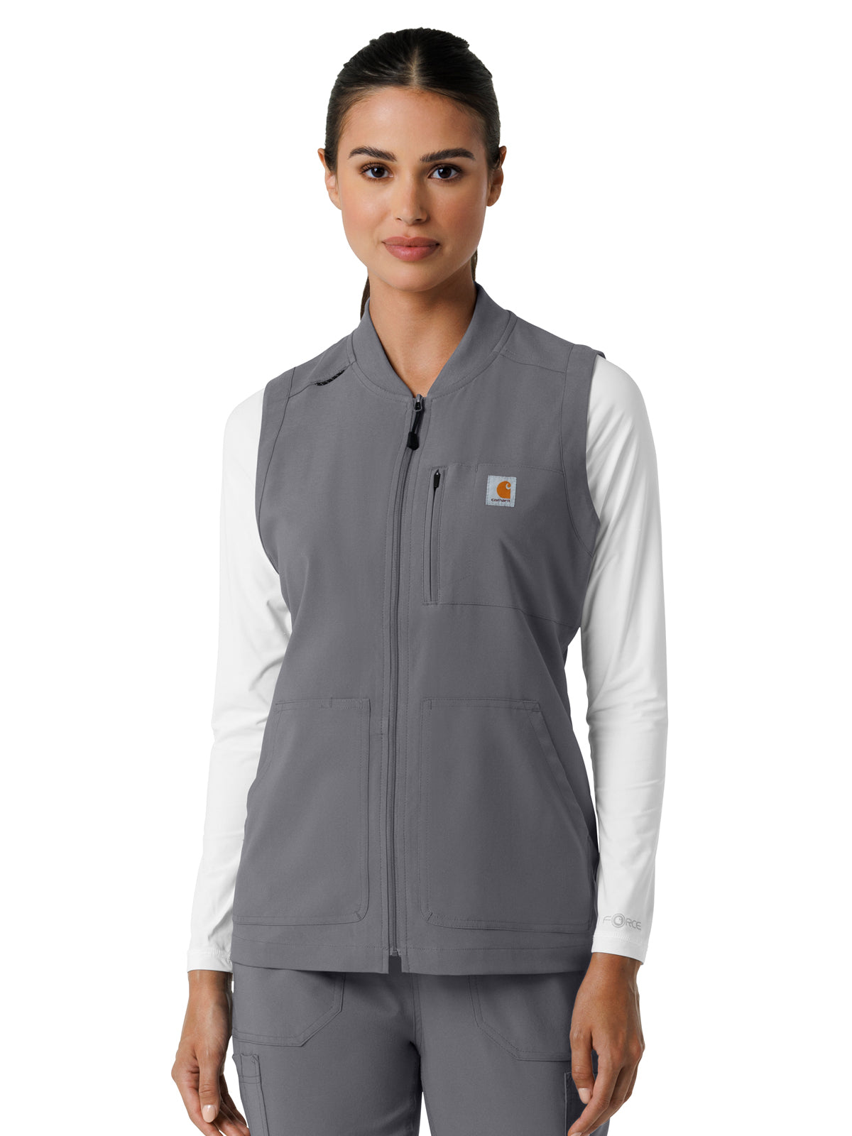 Carhartt Scrubs - Force Cross-Flex - Women's Six-Pocket Lightweight Scrub Vest