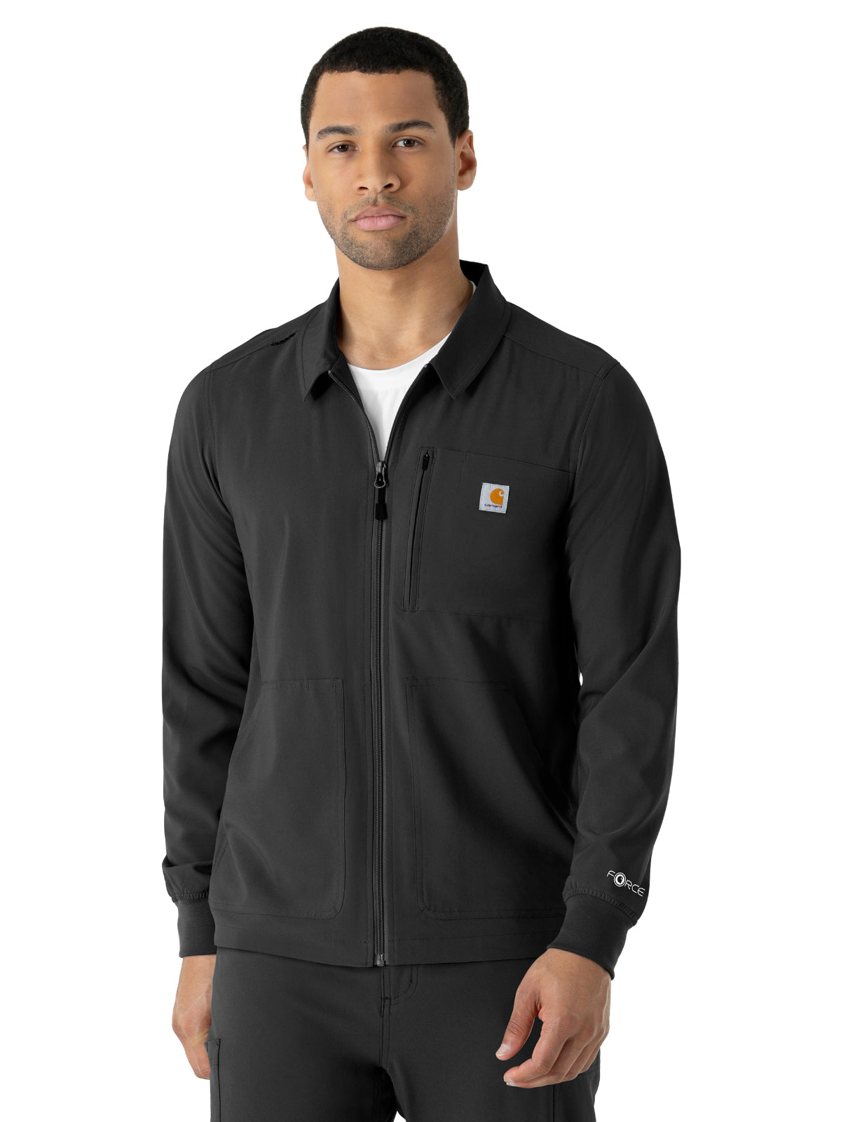 Carhartt Scrubs - Force Cross-Flex - Men's Six-Pocket Lightweight Scrub Jacket