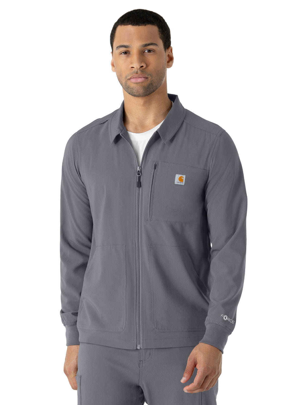 Carhartt Scrubs - Force Cross-Flex - Men's Six-Pocket Lightweight Scrub Jacket