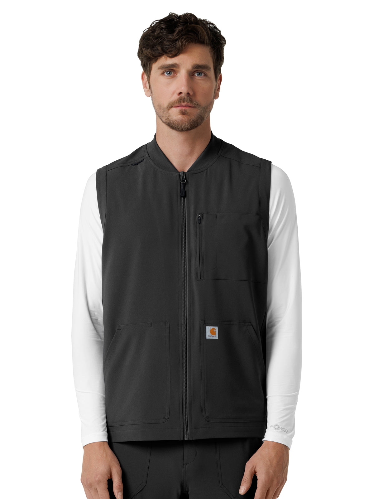 Carhartt Scrubs - Force Cross-Flex - Men's Six-Pocket Lightweight Scrub Vest