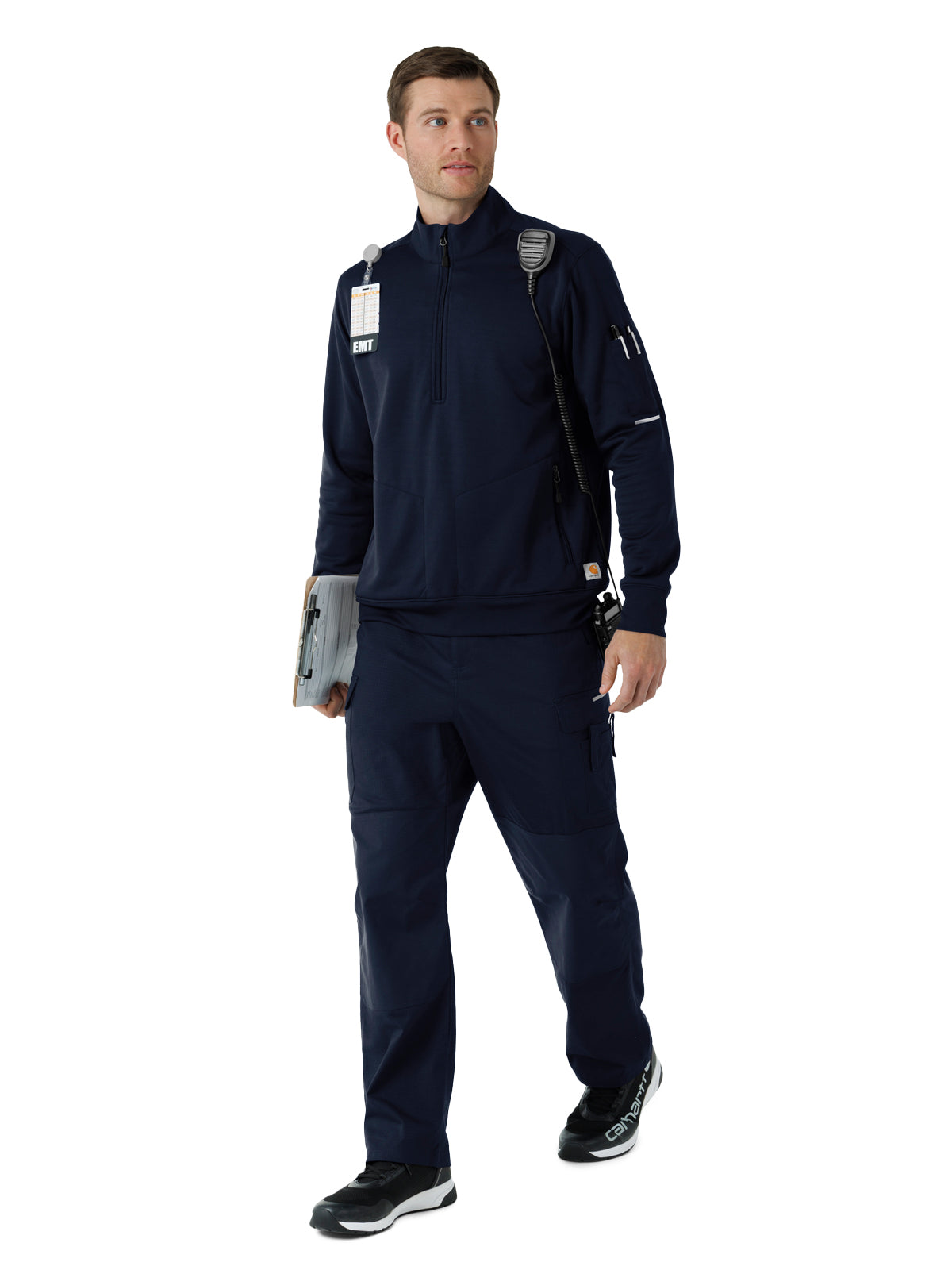 Carhartt Scrubs - Men's Four-Pocket Half Zip Fleece Jacket