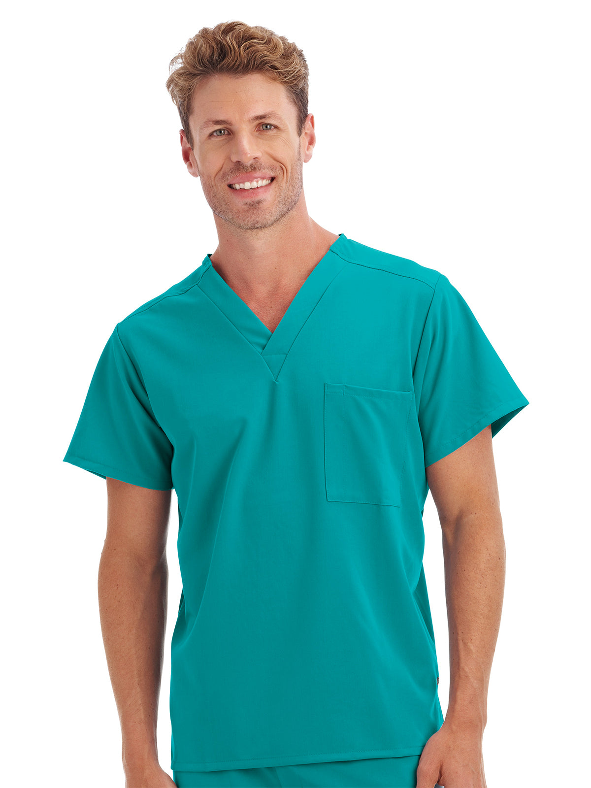 Jockey - Unisex 1-Pocket V-Neck Top