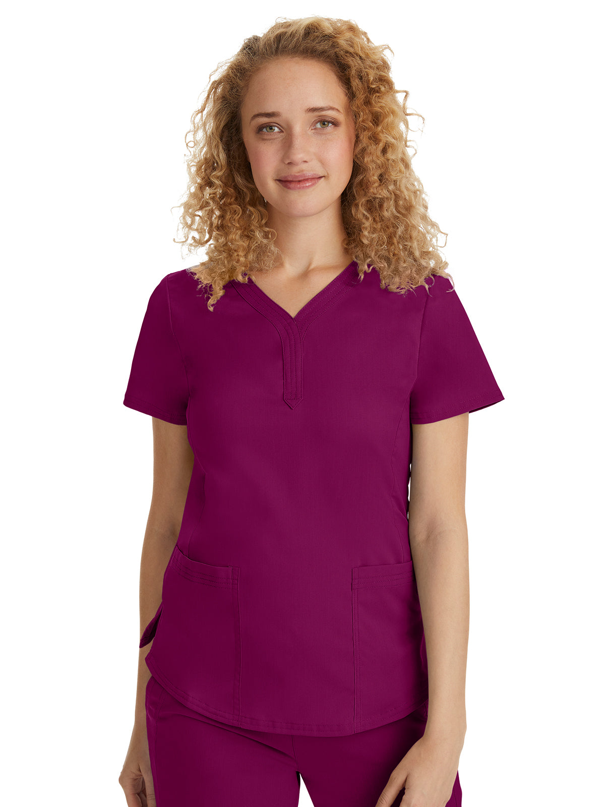 Healing Hands - HH Purple Label - Women's 2-Pocket Jane Triple-Needle Stitching Top