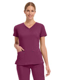 Healing Hands - HH Purple Label - Women's 2-Pocket Juliet Stylish V-Neck Top