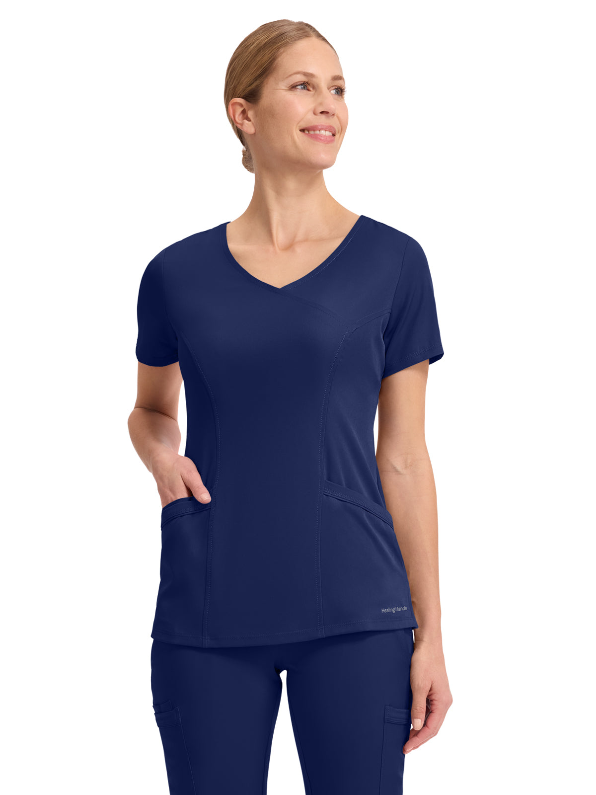 Healing Hands - HH Works - Women's 4-Pocket Madison Moisture Wicking Top