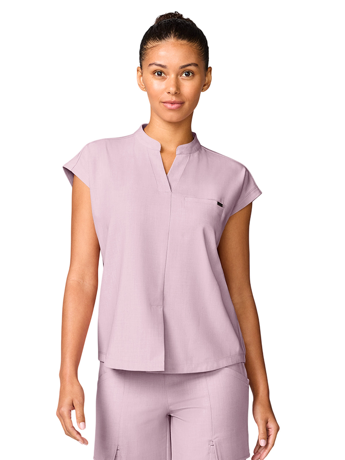 Healing Hands - HH Quest - Women's 1-Pocket Mandarin Collar Top