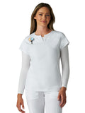 koi - Lite - Women's Two-Pocket Split V-Neck Scrub Top