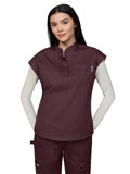 koi- Classics - Women's One-Pocket Seaphine Cognac Top