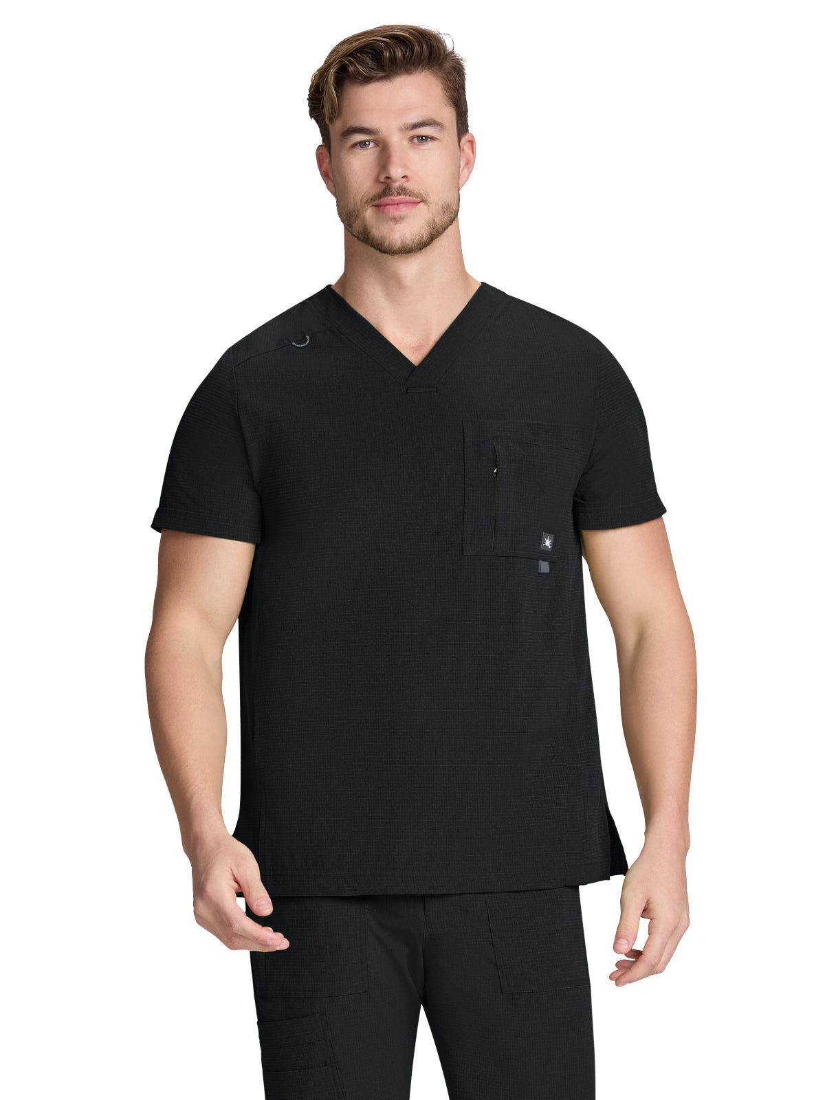 koi - Solis - Men's Four-Pocket V-Neck Caldwell Scrub Top