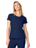 Med Couture - MC AMP - Women's 4-Pocket Round Neck Top