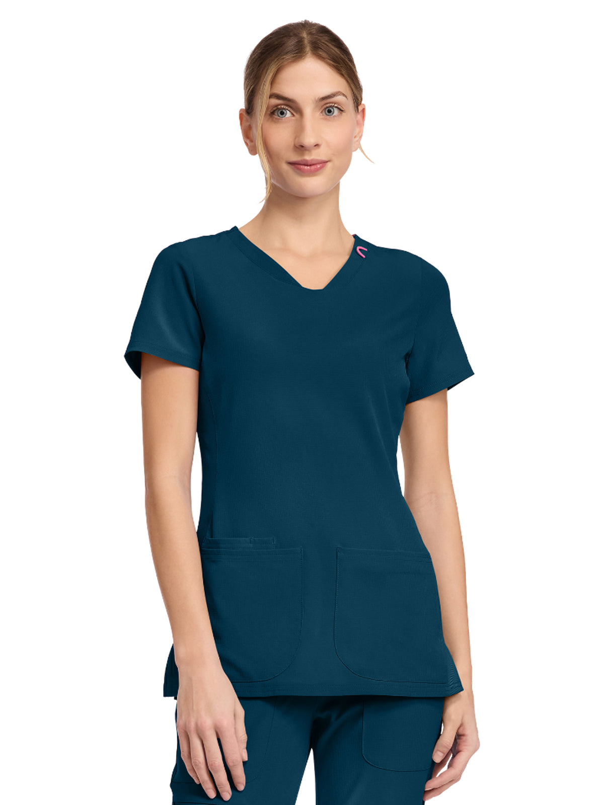 Med Couture - MC AMP - Women's 3-Pocket V-Neck Top