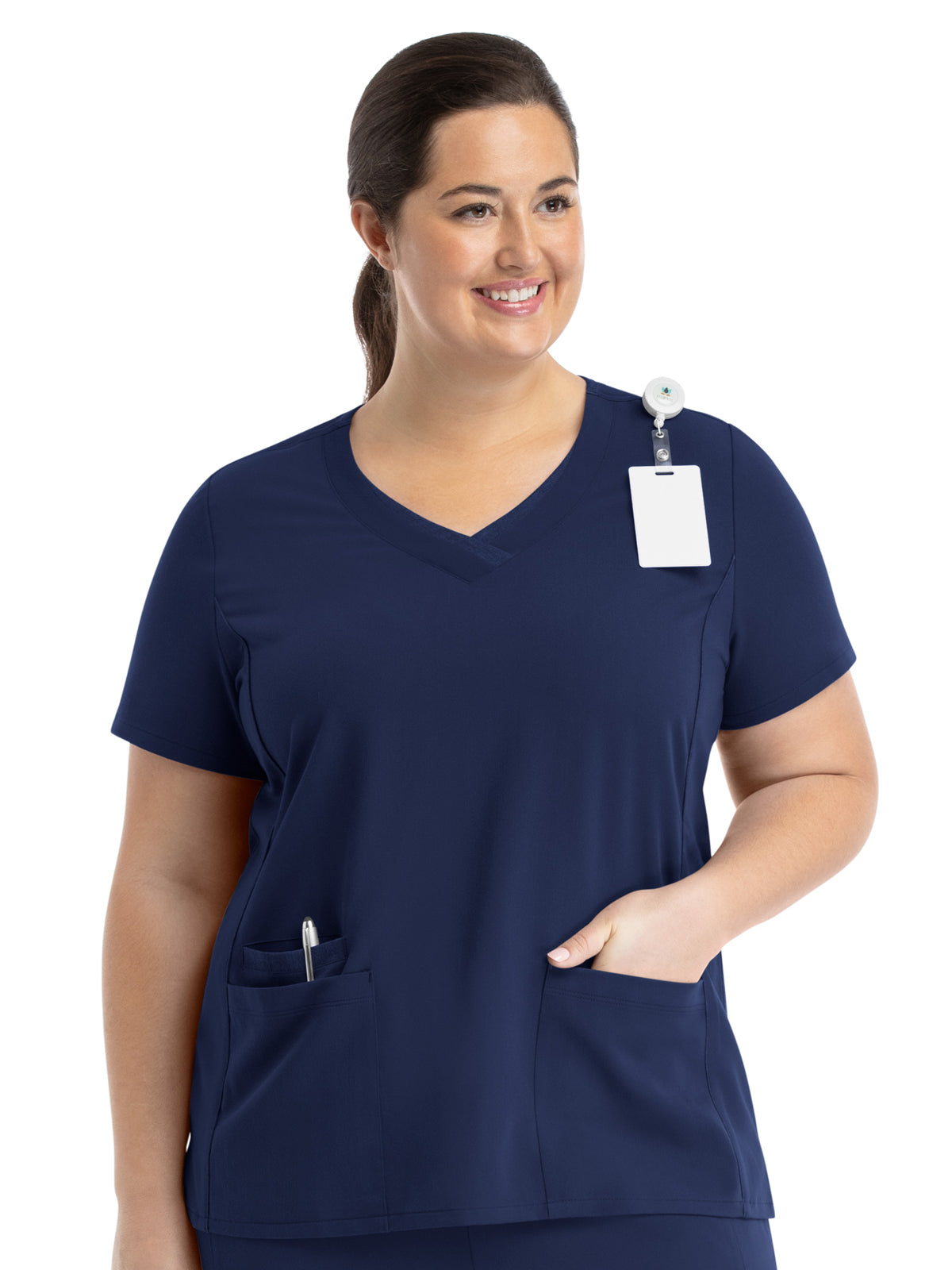 Maevn - Matrix Pro - Women's Layered Three-Pocket V-Neck Top