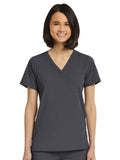 ScrubJoy Originals - Women's Fitted One-Pocket V-Neck Top