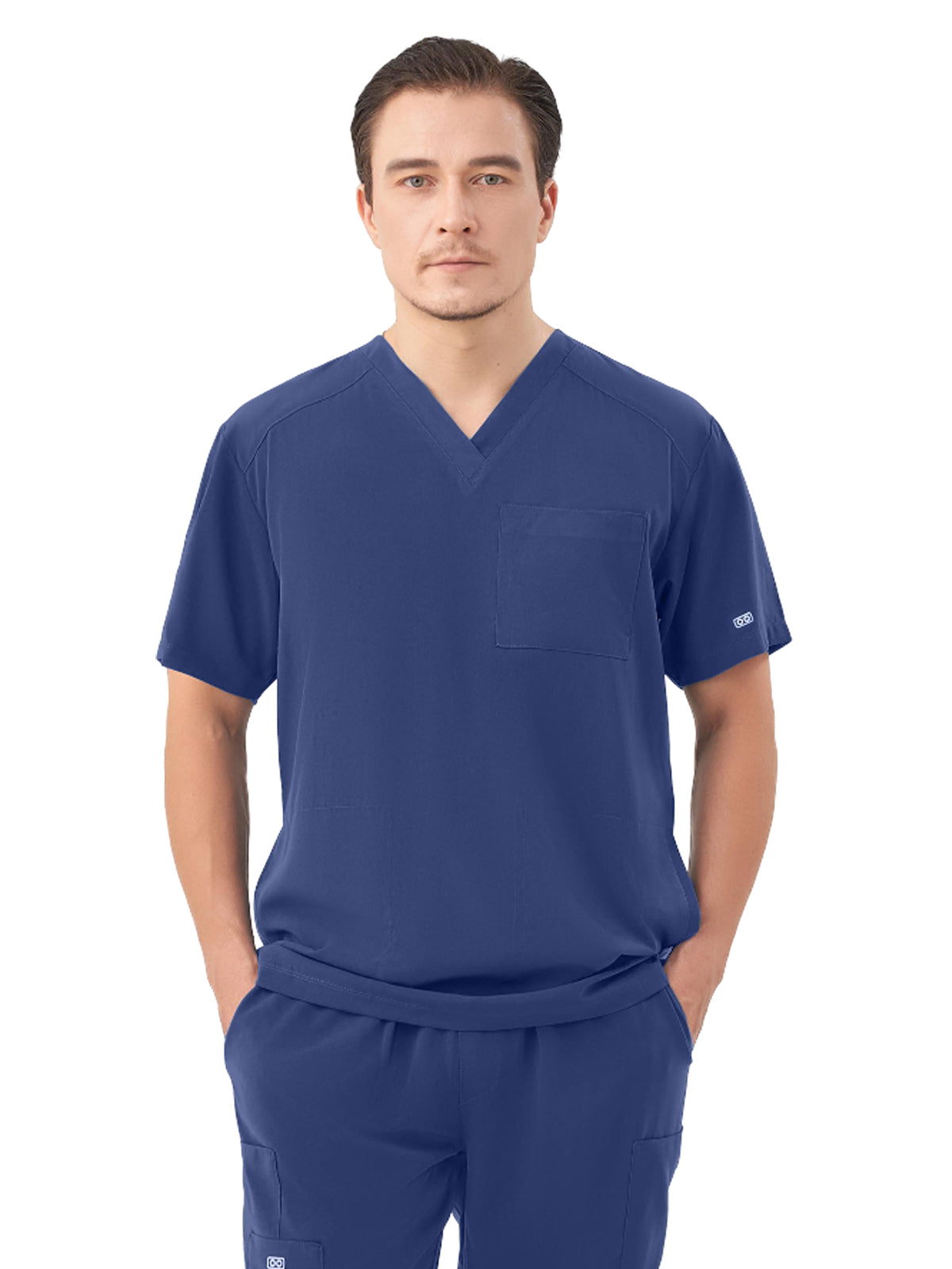 Parkley Quantum - Men's Three-Pocket RYDER V-Neck Scrub Top