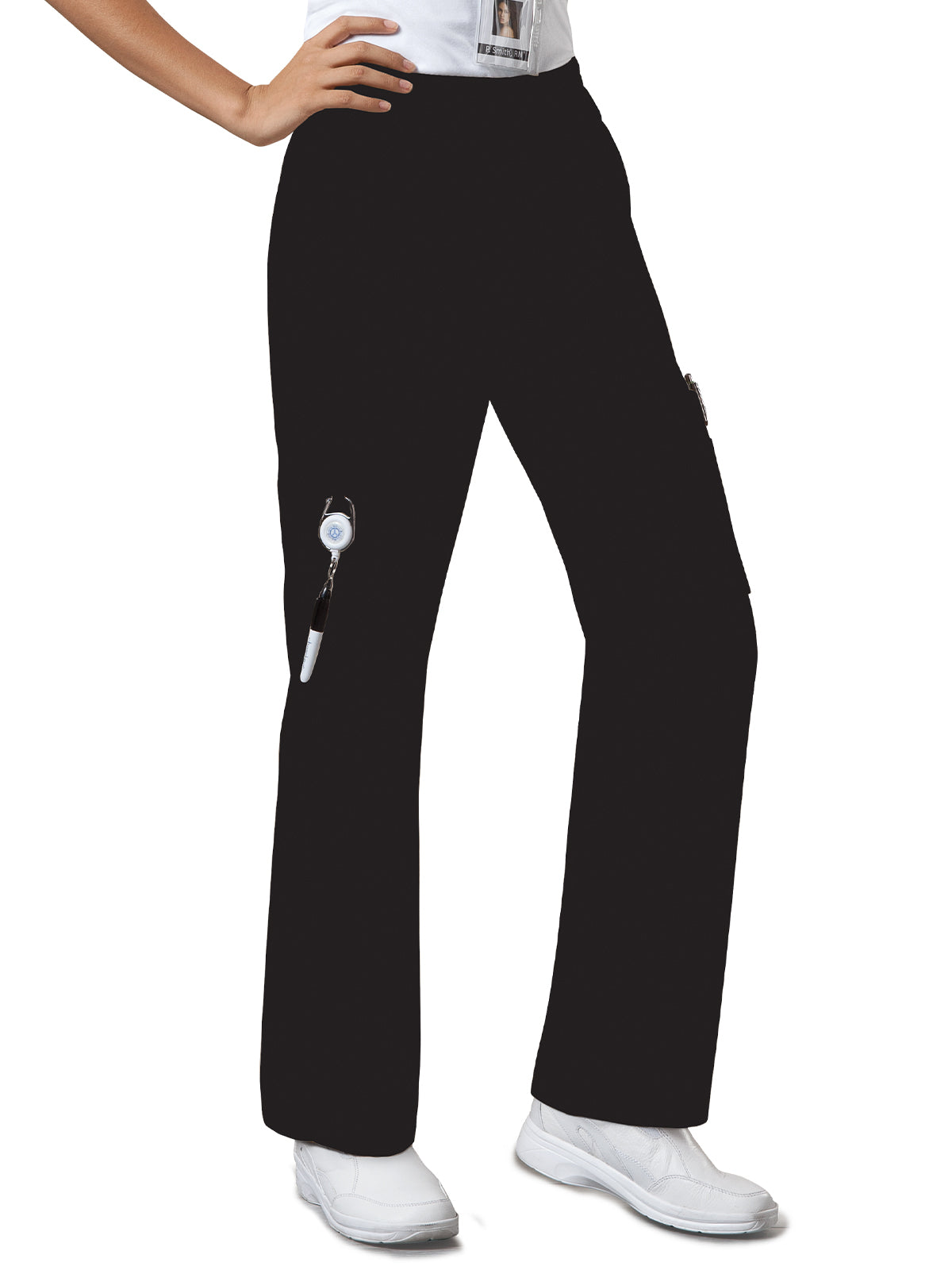 Cherokee - Workwear Core Stretch - Mid Rise Pull-On Cargo Pant