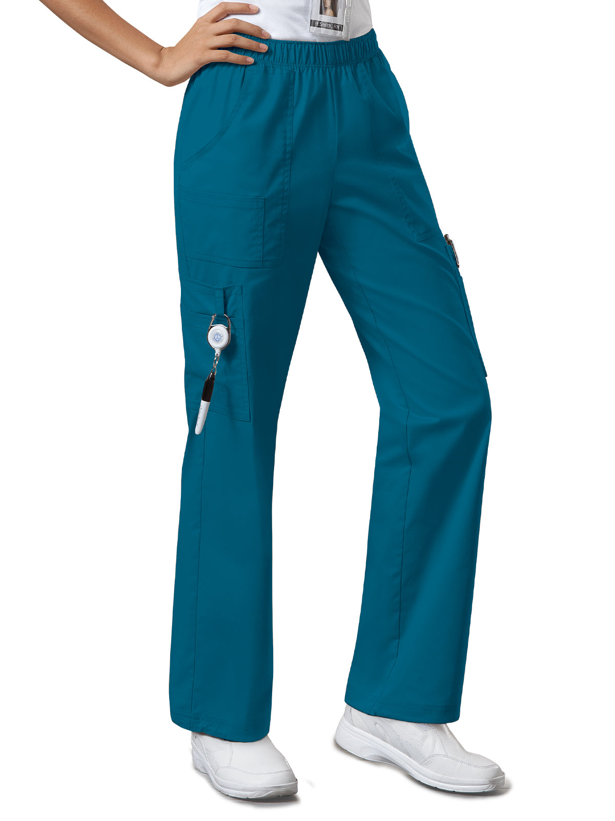 Cherokee - Workwear Core Stretch - Mid Rise Pull-On Cargo Pant