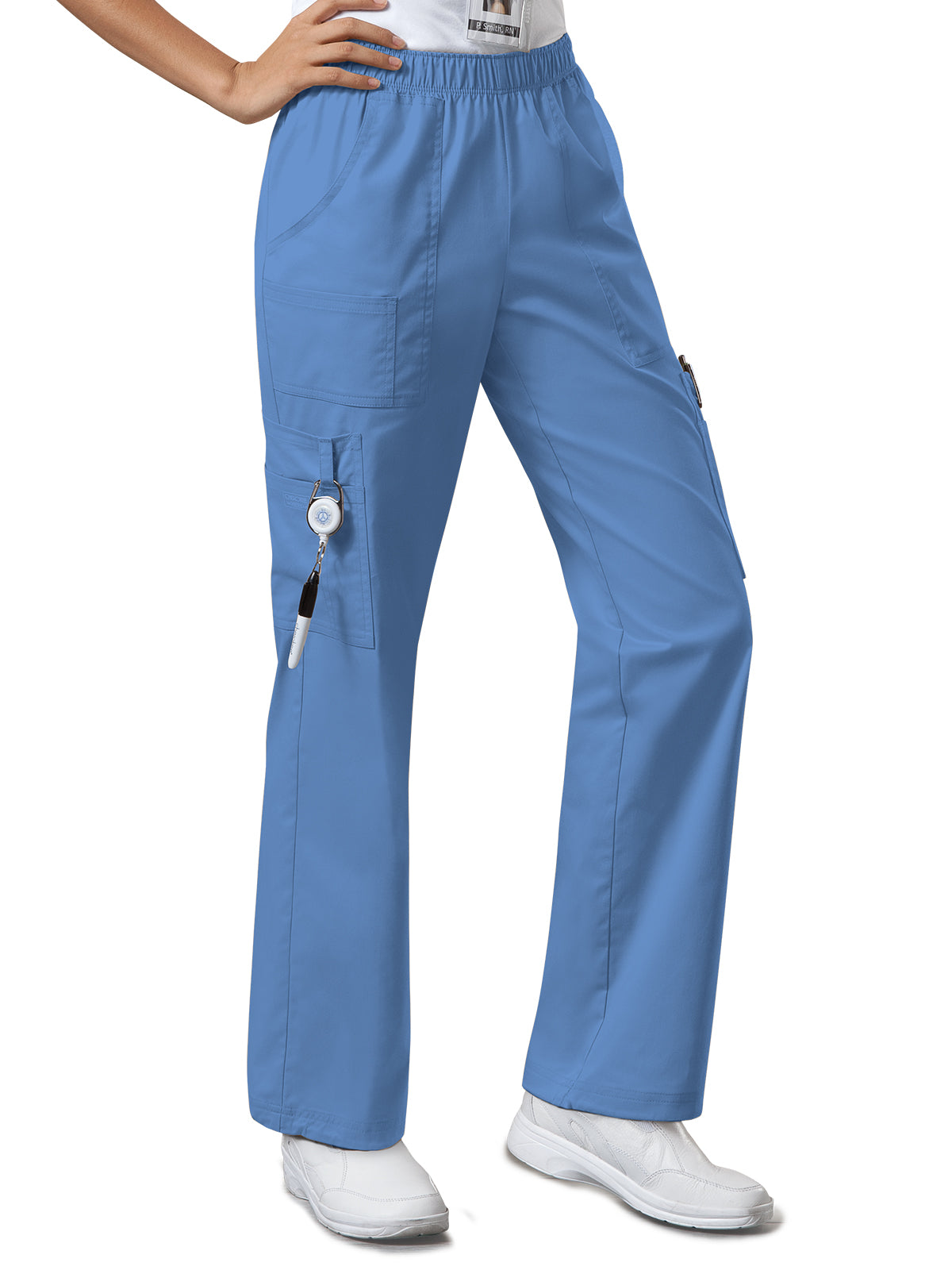 Cherokee - Workwear Core Stretch - Mid Rise Pull-On Cargo Pant