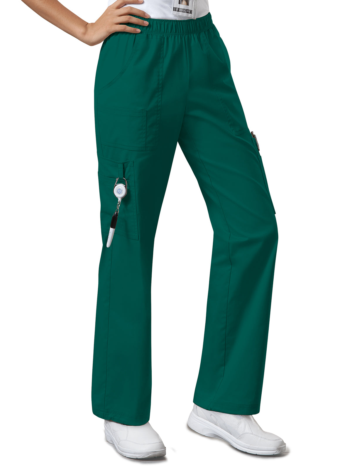Cherokee - Workwear Core Stretch - Mid Rise Pull-On Cargo Pant