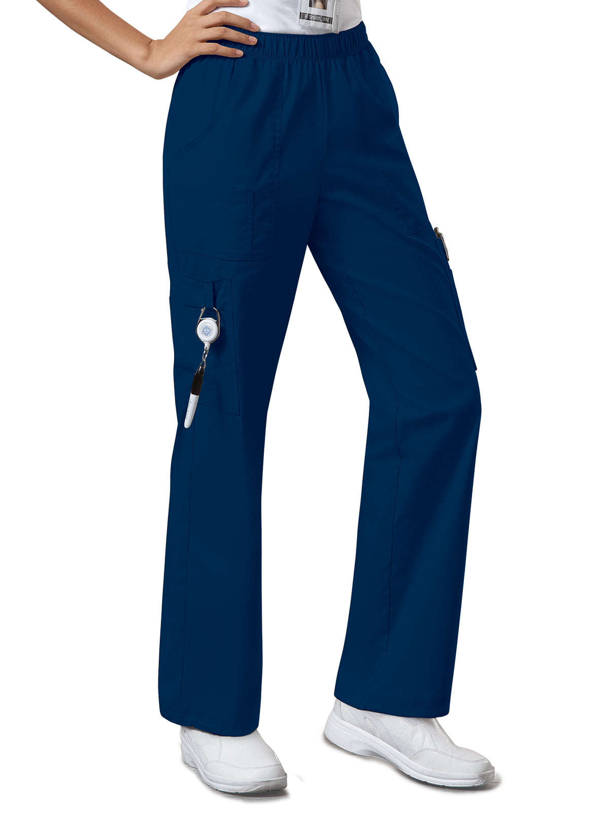Cherokee - Workwear Core Stretch - Mid Rise Pull-On Cargo Pant