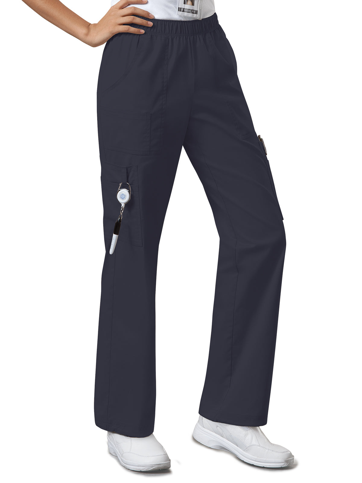 Cherokee - Workwear Core Stretch - Mid Rise Pull-On Cargo Pant