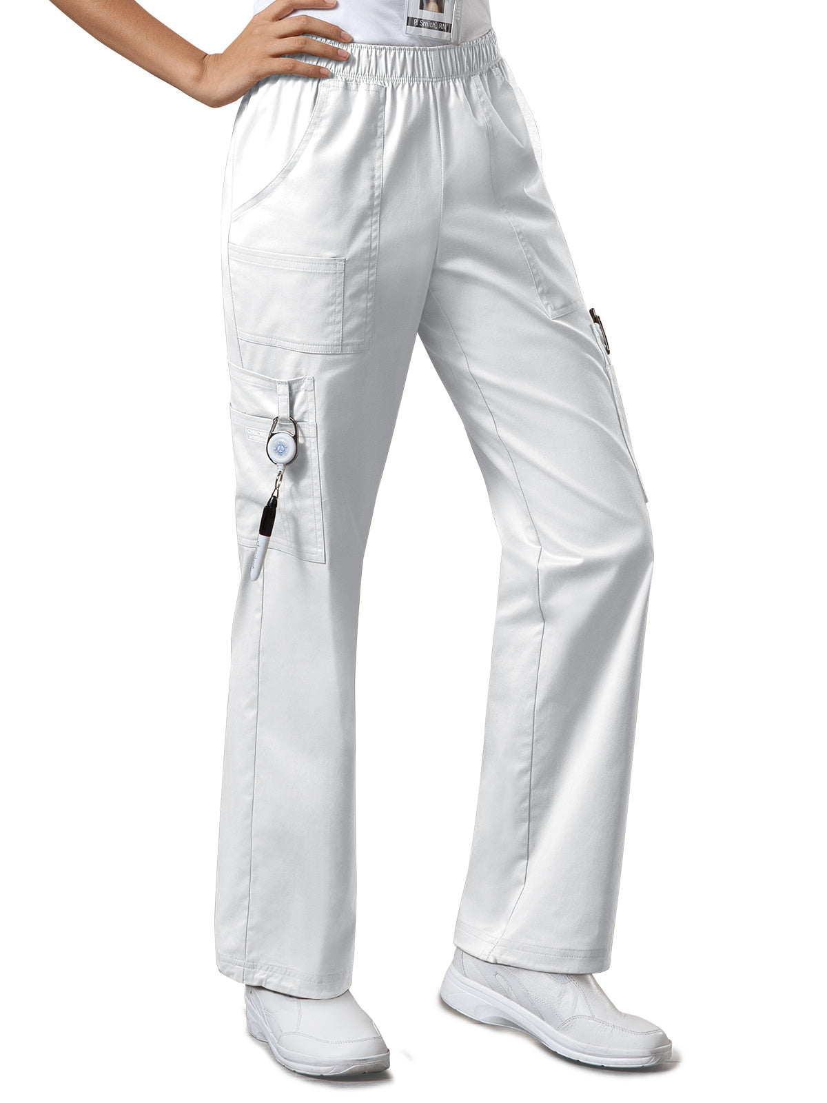 Cherokee - Workwear Core Stretch - Mid Rise Pull-On Cargo Pant