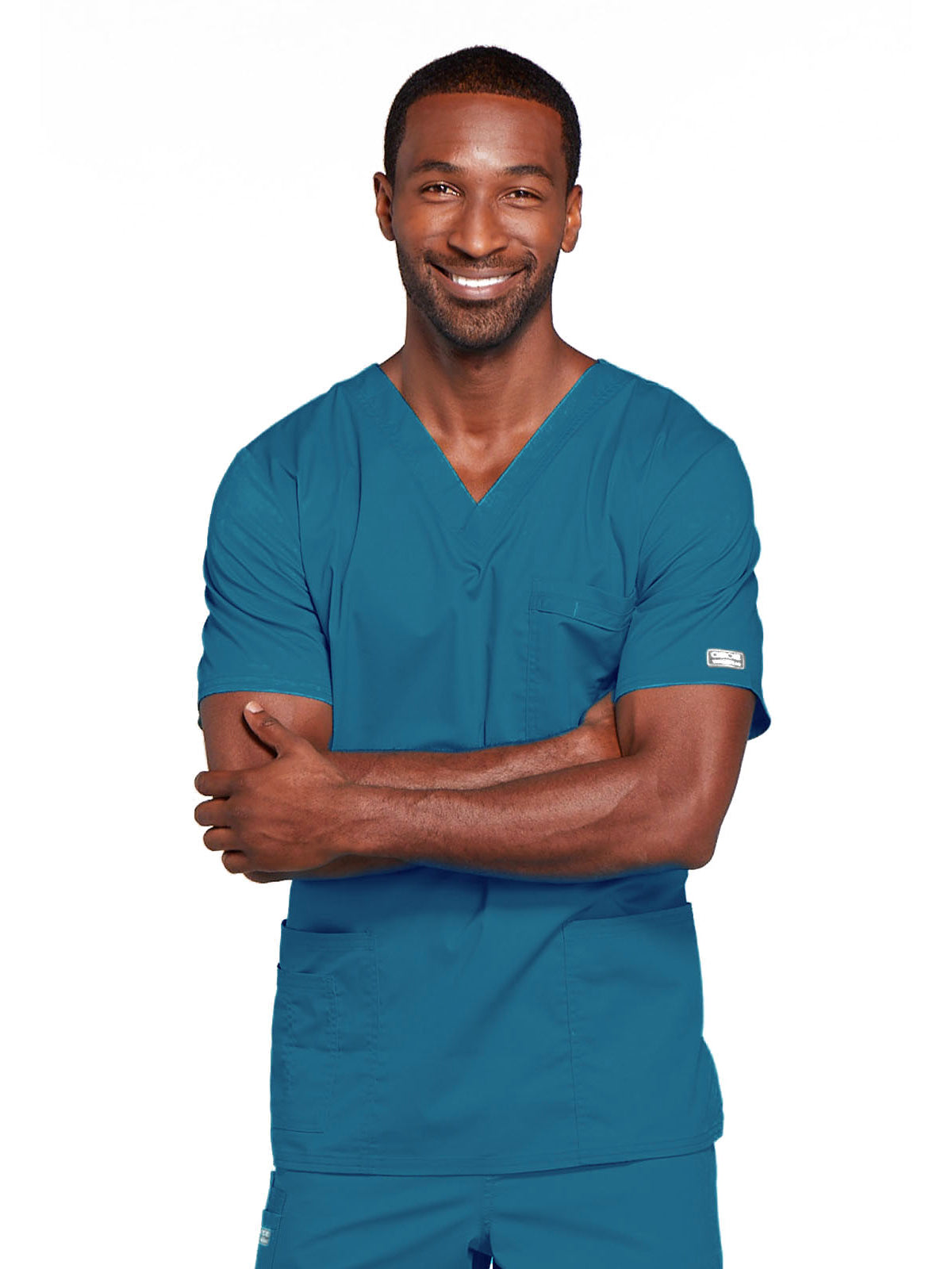 Cherokee - Workwear Core Stretch - Unisex Four-Pocket V-Neck Top