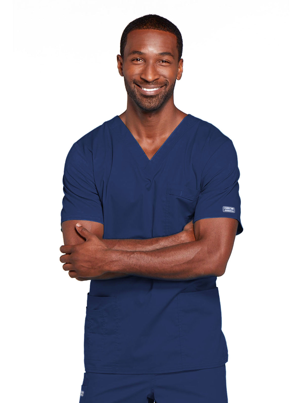 Cherokee - Workwear Core Stretch - Unisex Four-Pocket V-Neck Top