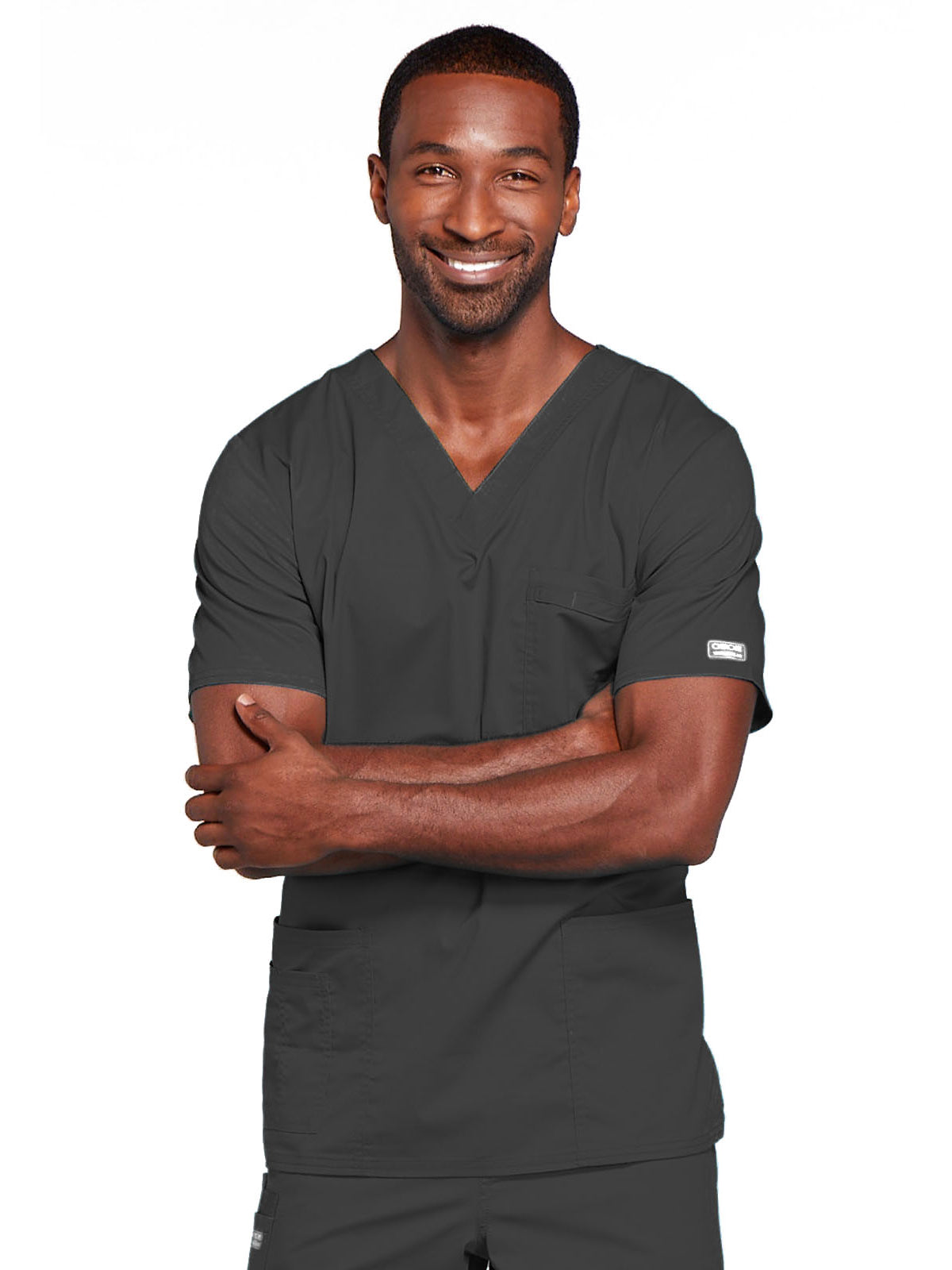 Cherokee - Workwear Core Stretch - Unisex Four-Pocket V-Neck Top