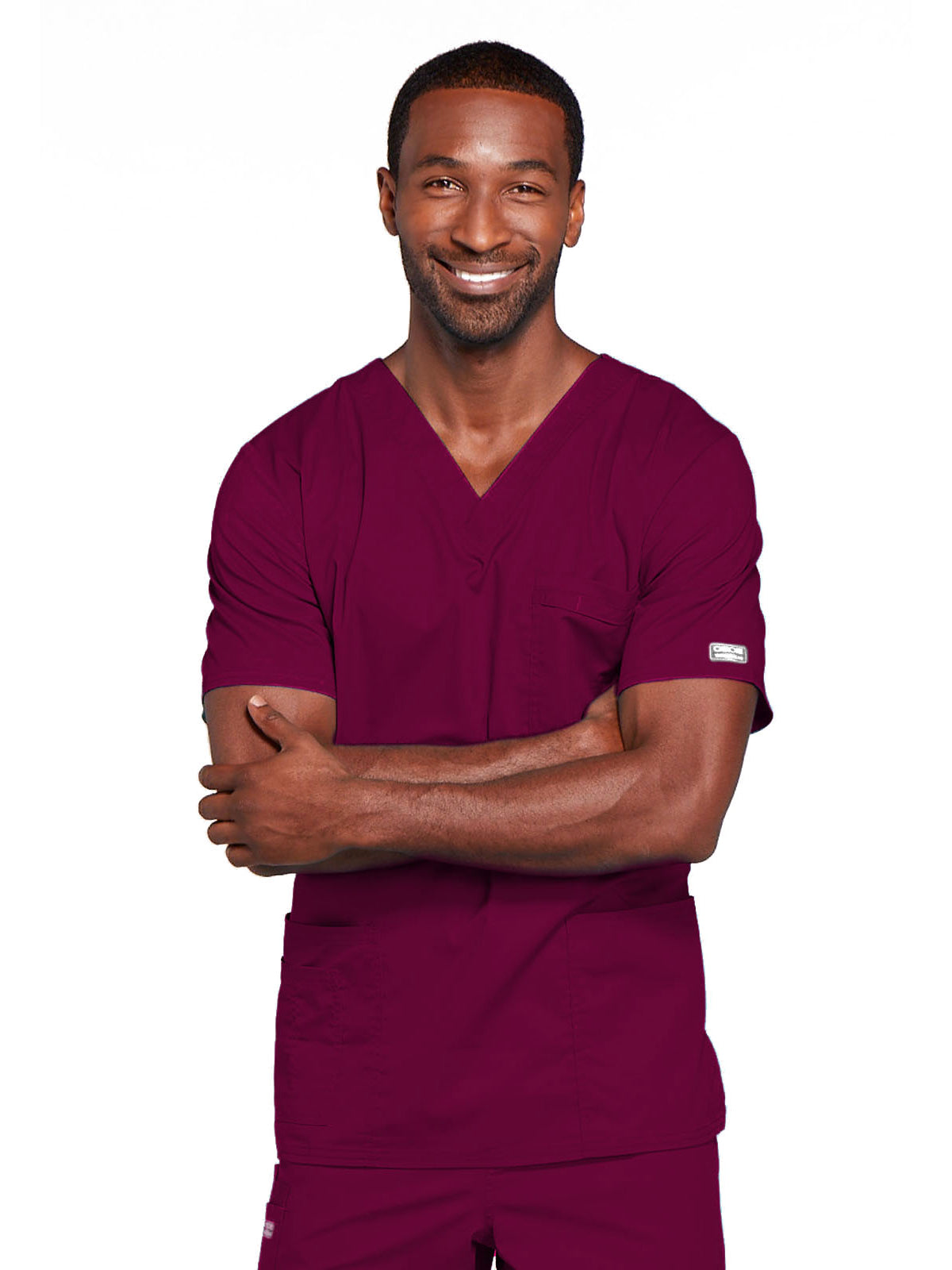 Cherokee - Workwear Core Stretch - Unisex Four-Pocket V-Neck Top