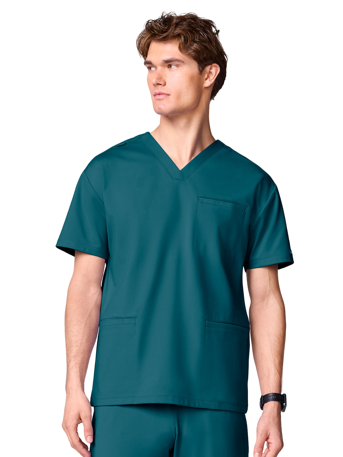Cherokee - Cherokee Achieve - Men's 3-Pocket V-Neck Scrub Top