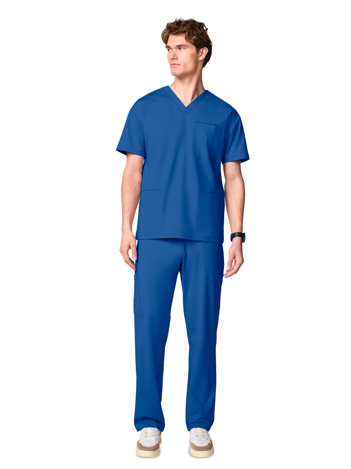 Cherokee - Cherokee Achieve - Men's 3-Pocket V-Neck Scrub Top
