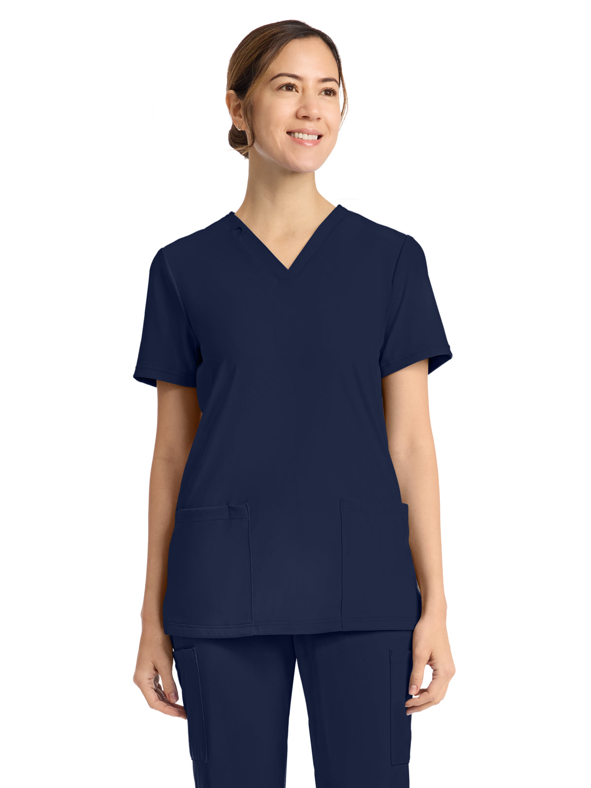 Cherokee - Cherokee Achieve - Women's 2-Pocket V-Neck Top