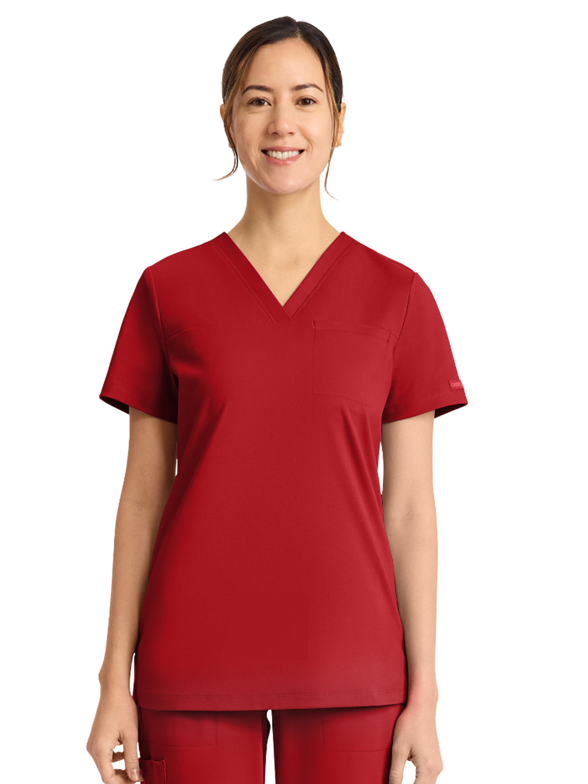Cherokee - Achieve - Women's 1-Pocket V-Neck Top