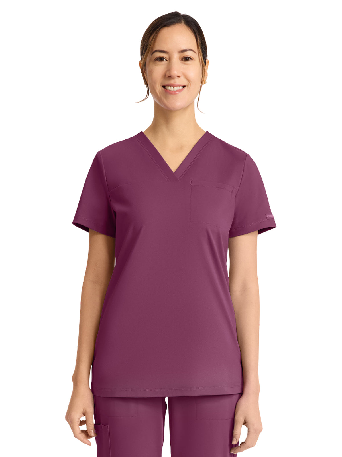 Cherokee - Achieve - Women's 1-Pocket V-Neck Top