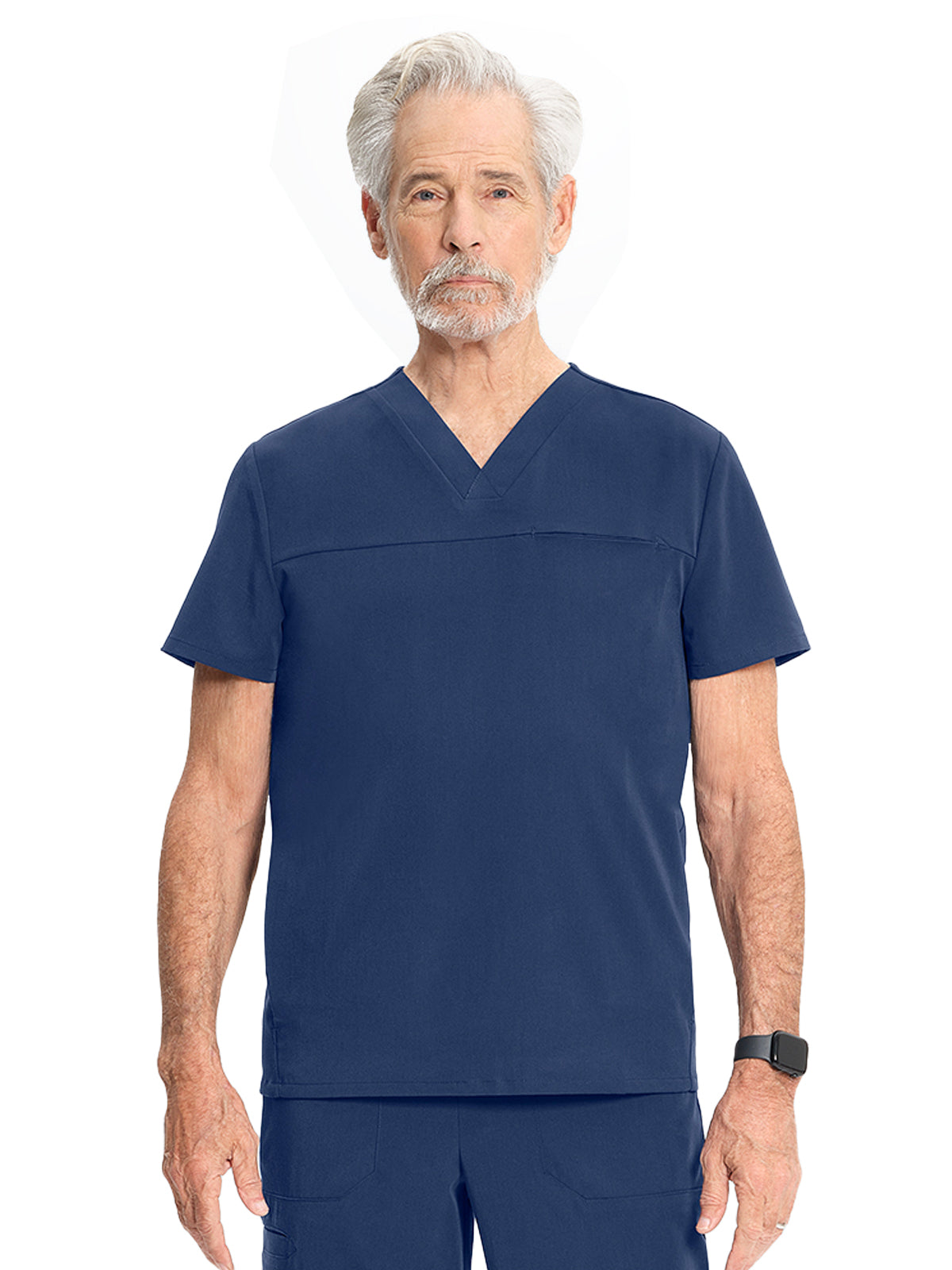 Medelita Scrubs - Men's 3-Pocket Vapor V-Neck Seamed Scrub Top