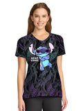 Cherokee - Tooniforms - Women's 2-Pocket V-Neck Print Top