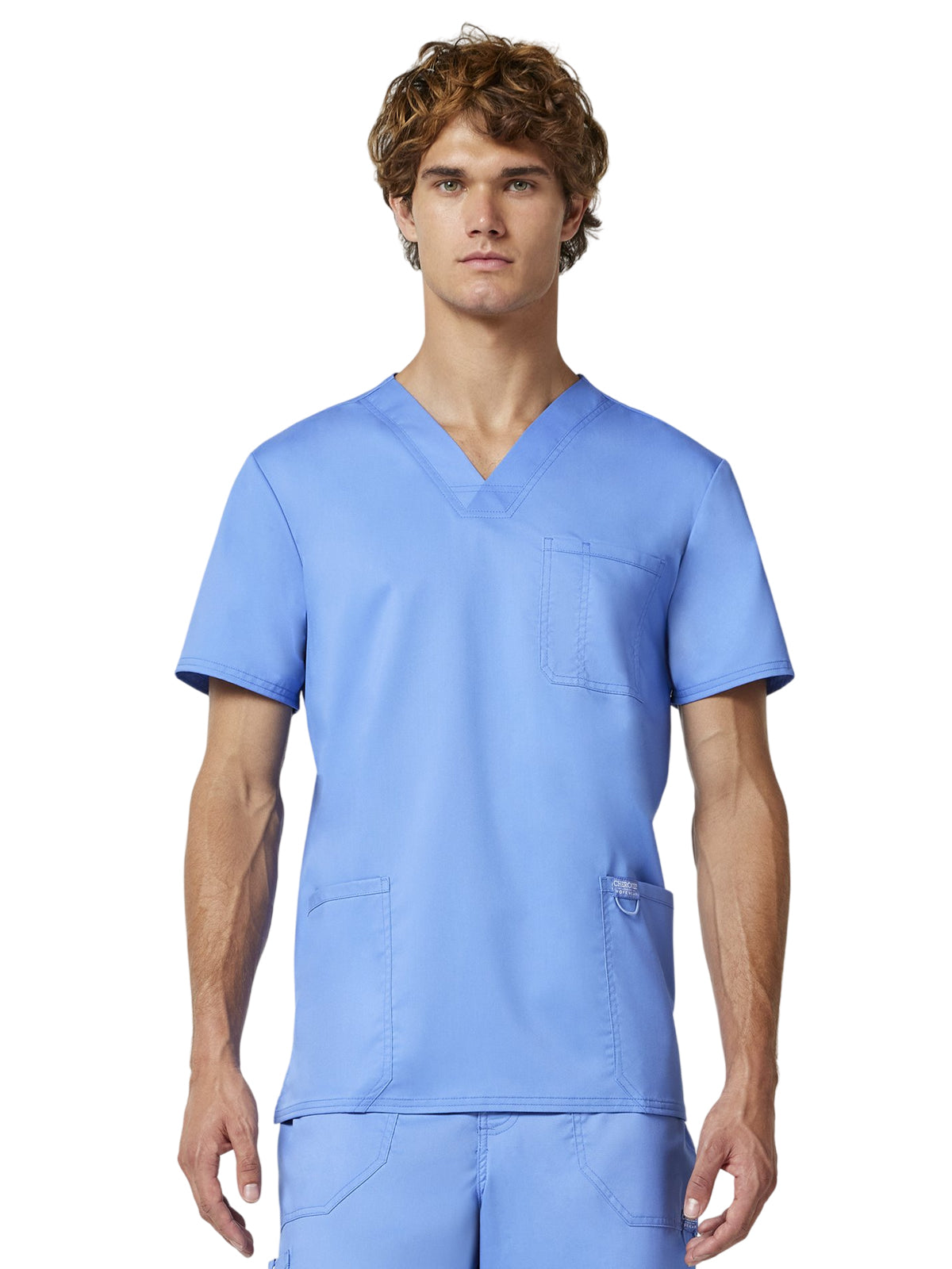 Cherokee - Workwear Revolution - Men's 3-Pocket V-Neck Top